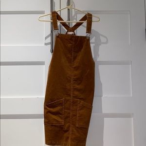 corduroy overall dress